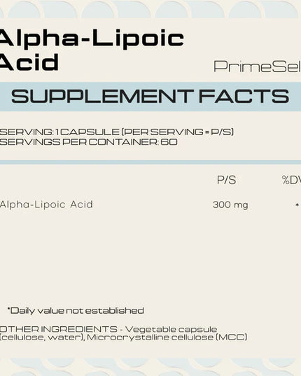 Alpha-Liopic Acid