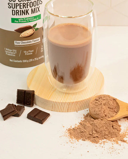 50 Organic Superfood Drink Mix Raw Chocolate