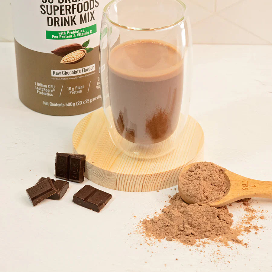 50 Organic Superfood Drink Mix Raw Chocolate