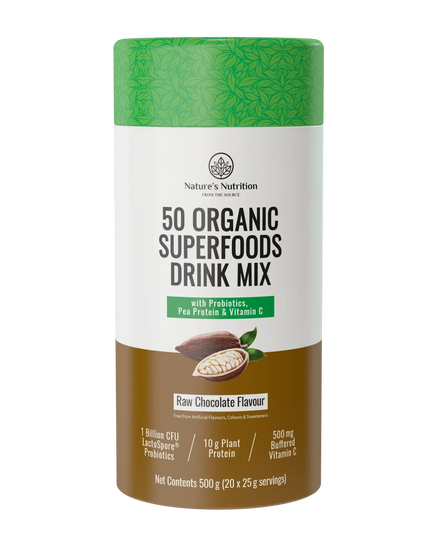 50 Organic Superfood Drink Mix Raw Chocolate